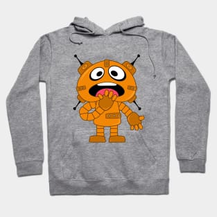 Funny cartoon robots Hoodie